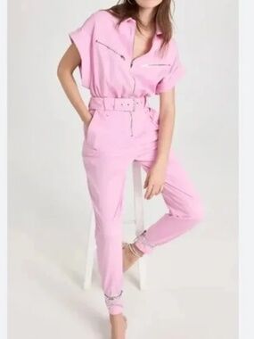 IRO Lavine light pink jumpsuit size 38